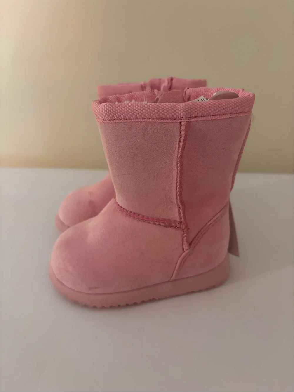 Baby Pink Cozy Boots NWT